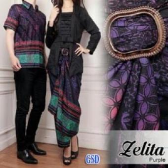 Gambar Nicer Couple Batik Kutu Terbaru  Cp Zelita Purple