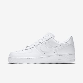 Gambar NIKE MEN AIR FORCE 1  07 SHOE WHITE 315122 111 US7 11 01    intl