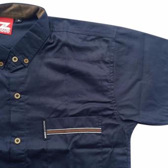 Detail Gambar Noisd Detonation Kemeja Lengan Pendek SSM.ND.17.02.219THRU - Navy
