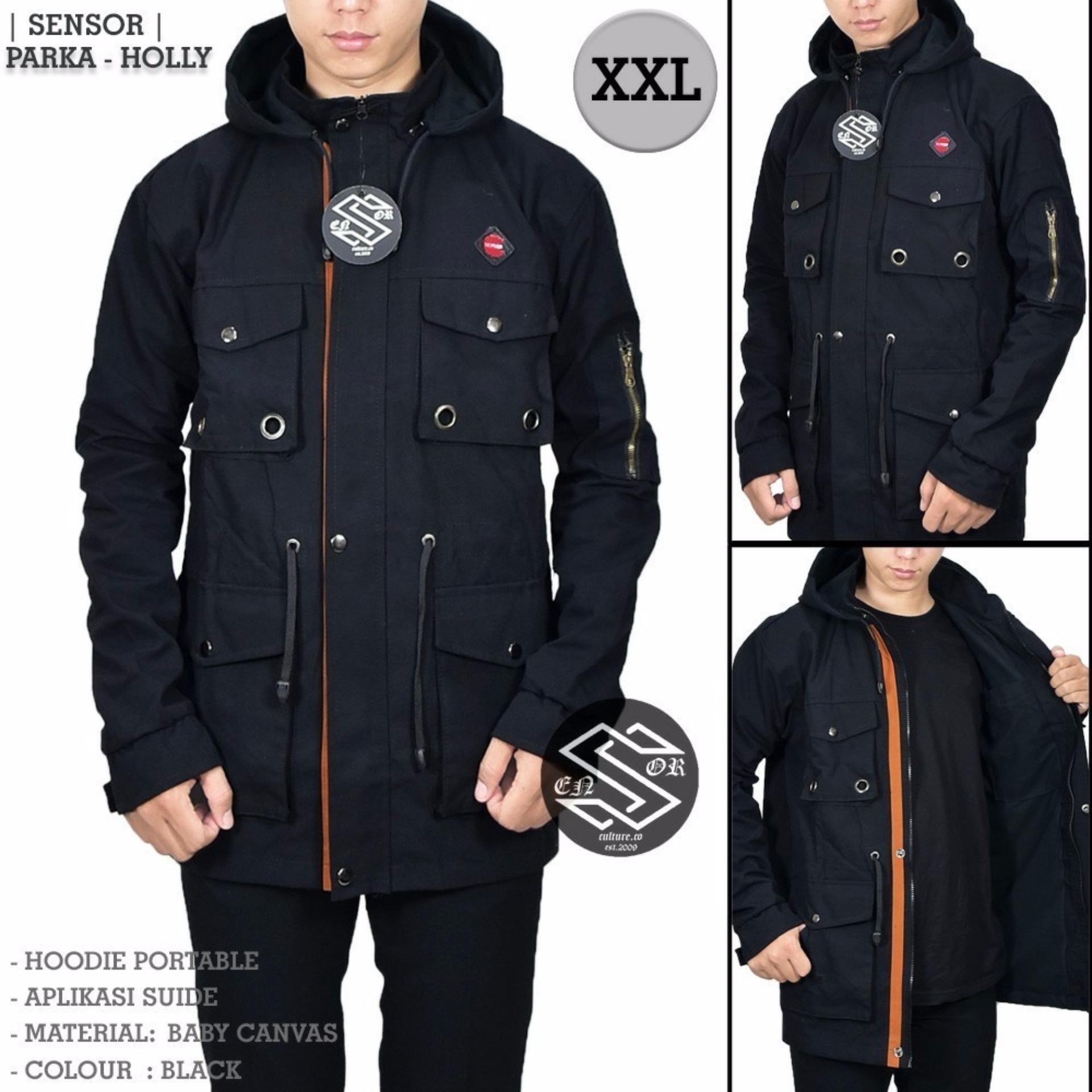 PARKA HOLLY / JAKET PARKA JUMBO XL-XXL PARKA PRIA (NAVY)