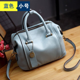 Perempuan baru Korea Fashion Style tas wanita tas (Terompet biru)