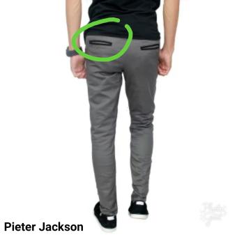 Pieter Jackson Chino Skinny Panjang (Grey) Mei 2018 - 4 Pieter Jackson Chino Skinny panjang (Grey) - 4