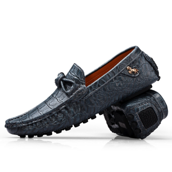 PINSV The Man Her Kulit Serta Asli Her Kasual Loafers Flat (Abu-Abu) Juli 2018 - 3 PINSV The Man Her Kulit Serta Asli Her Kasual Loafers Flat (Abu-Abu) - 3