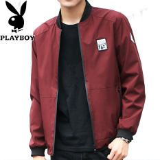 PLAYBOY Korea Fashion Style laki-laki muda Musim Semi dan Gugur kasual jaket pria Slim