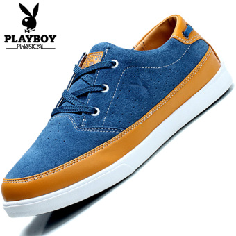 Harga PLAYBOY musim panas pasang sepatu pria sepatu (Sky Blue) Ori