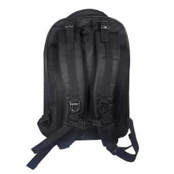 ... PoIo Ace Tas Ransel Pria 18 Inchi 0352 Material Nylon Waterproof Original - Black + Raincover ...