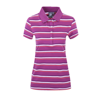 Potter kasual kapas perempuan musim panas t-shirt kemeja POLO (-1 violet)
