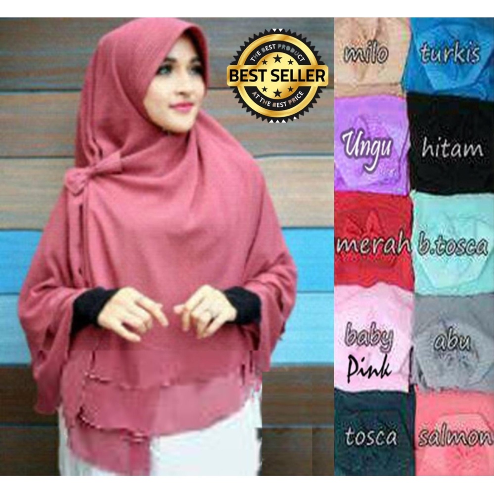 Premium Jilbab Instan Syari Khimar Pet Sifon Polos Aisyah Pet (Hijab Instant) Khimar Syari - Toko Berkah Online Premium Jilbab Instan Syari Khimar Pet Sifon Polos Aisyah Pet (Hijab Instant) Khimar Syari - Toko Berkah Online