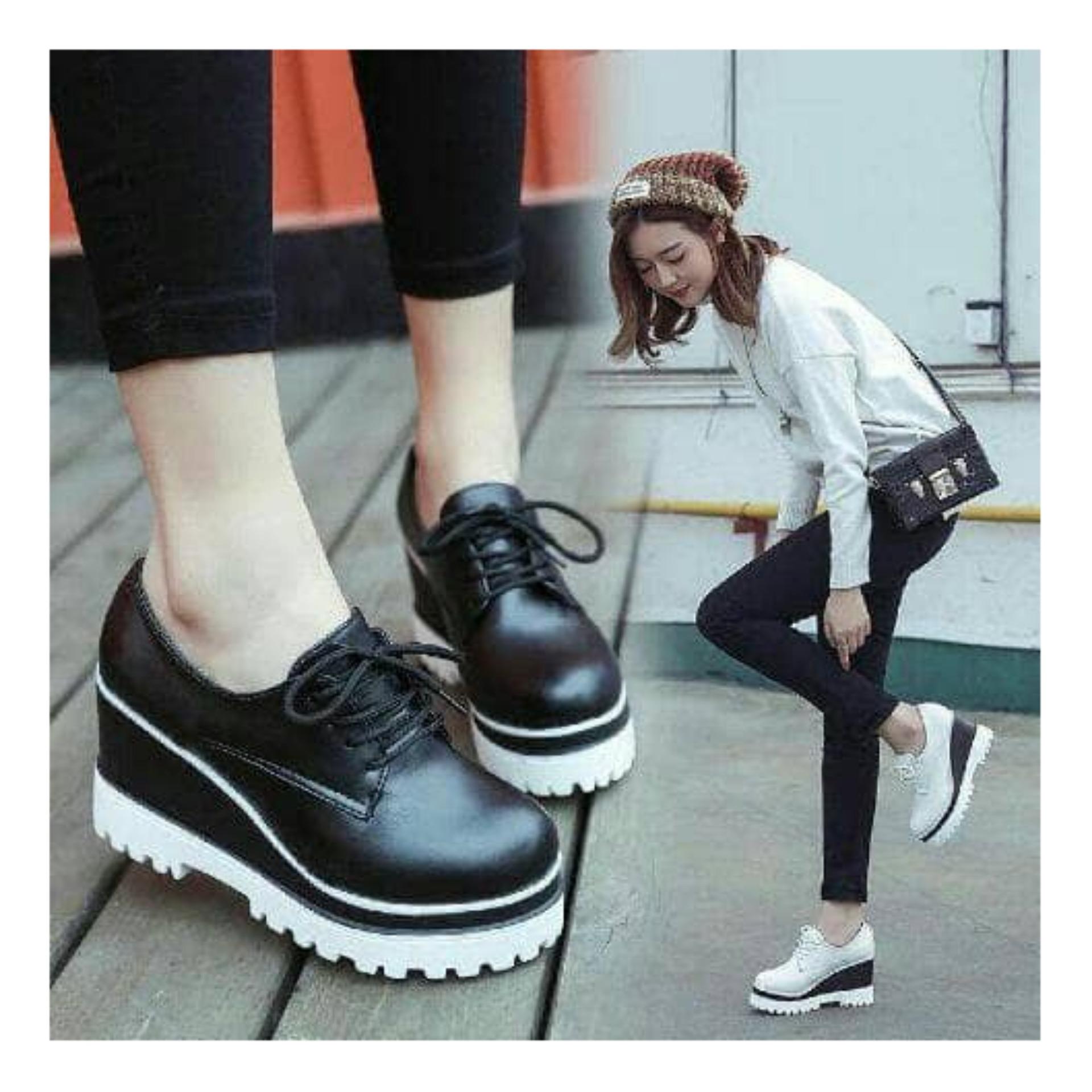 R9 Sepatu Wanita Boot DMR Hitam