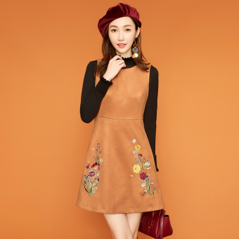 Jual Retro musim dingin baru tanpa lengan rok rok (Coklat) Online
Terbaik