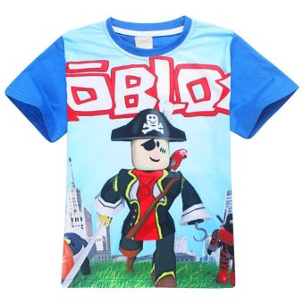 ROBLOX Boys' 105-155cm Body Height Cotton T-shirts(Color:Red) -intl Desember 2018 - 5 ROBLOX Boys' 105-155cm Body Height Cotton T-shirts(Color:Red) -intl - 5