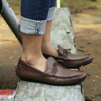 Gambar Sepatu avail mocasin kulit asli original avail ZAPATO COKLAT