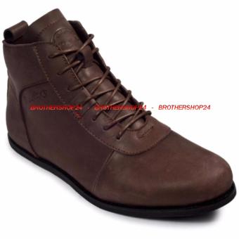 Sepatu Kulit Boots Pria Aerudite Bradleys - coklat - Sekelas Brodo