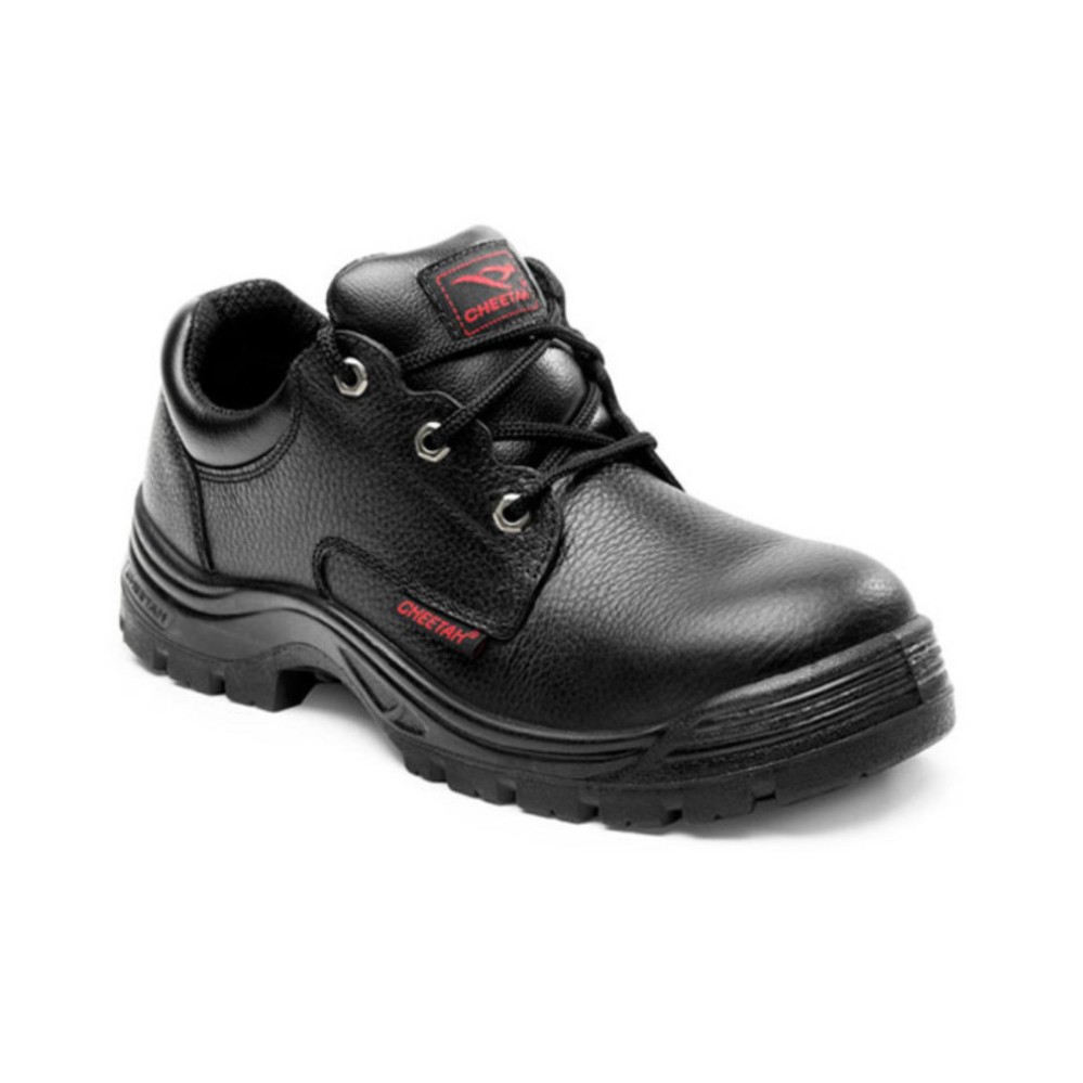 Sepatu Safety Cheetah Original - Safety Shooes Black 3002H