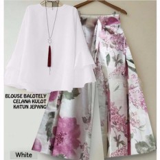 setelan kulot asyifa pink