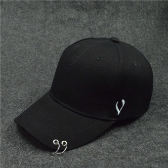 SHININGSTAR Korea Fashion Style warna solid ayat yang sama topi pin topi topi (Bisiklik U