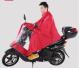 Gambar Shishang pria mobil listrik dan wanita mengendarai ponco dewasa jas hujan (Merah)