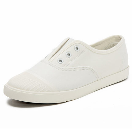 Harajuku Wild Summer New Style Women Canvas Shoes White Shoes Hitam Source · Flash Sale Solid color autumn New style fake wild canvas shoes universal Putih