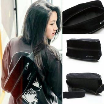 jual tas pinggang pria wanita waist bag hip bag pulcher chester black eleanor shoppe di jual tas pinggang pria wanita waist bag hip bag pulcher chester black eleanor shoppe di