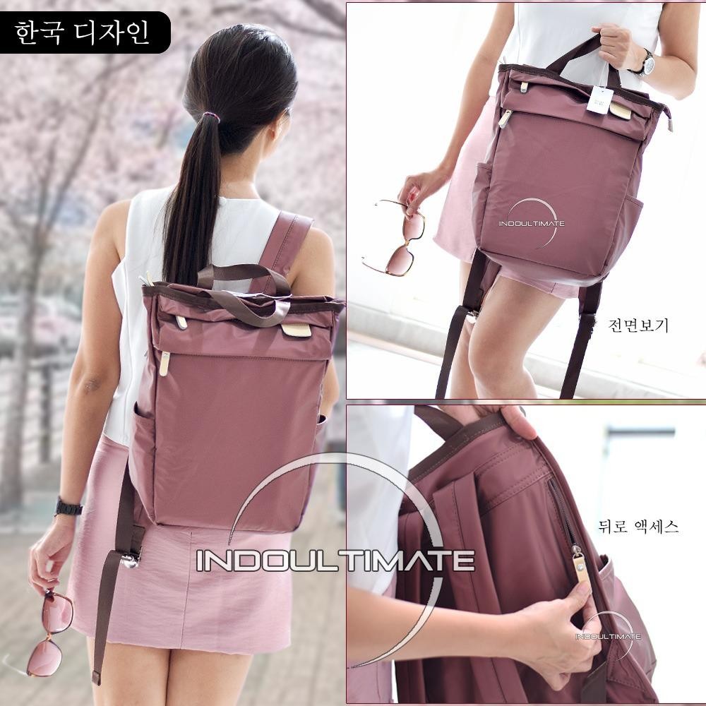 Tas Ransel / Tas Parasit Tebal / Tas Fashion Wanita / Tas Jinjing / Tas Elegan / IM SN-2038 BACKPACK HALUS