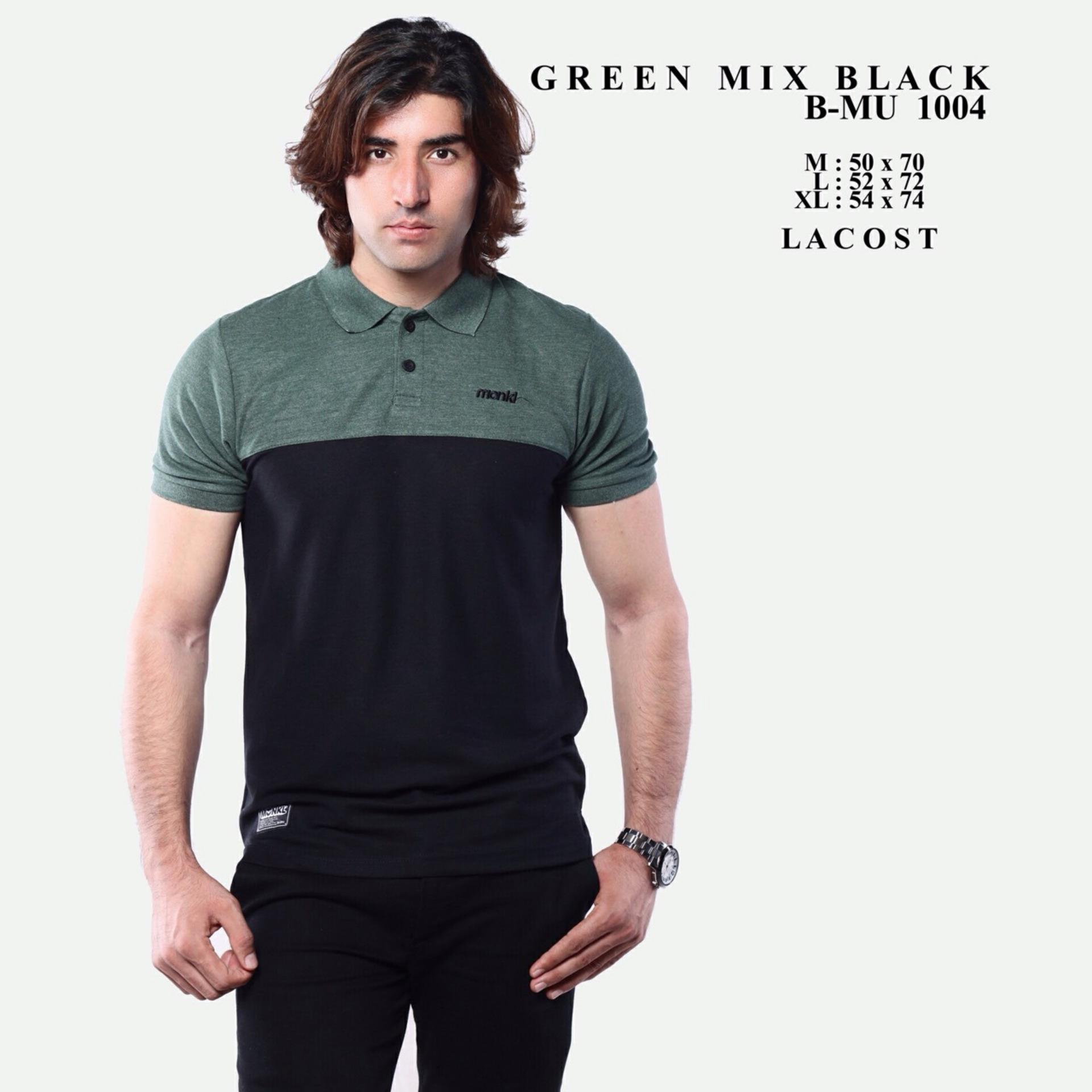 the most - Kaos Polo Shirt Reglan hijau mix hitam slimfit baju santai casual kaos distro bandung pakaian pria terlaris termurah best seller cowok kekinian adem