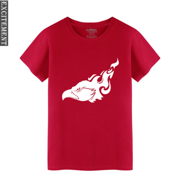 Gambar Tide merek katun kasual baru ukuran besar t shirt (Merah 2)