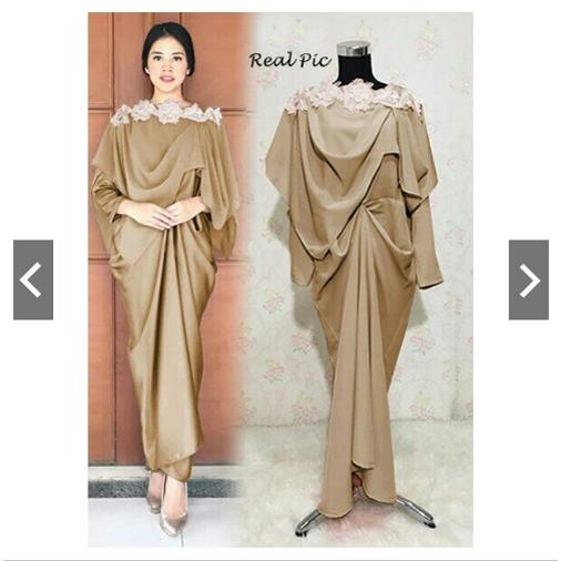 Totally Great Shop Kaftan Pesta Princess - Gamis Syari Pesta - Baju Kondangan Muslimah - Fashion Busana Muslim Wanita - Gamis Wisuda -Kebaya Modern - ihprinsa