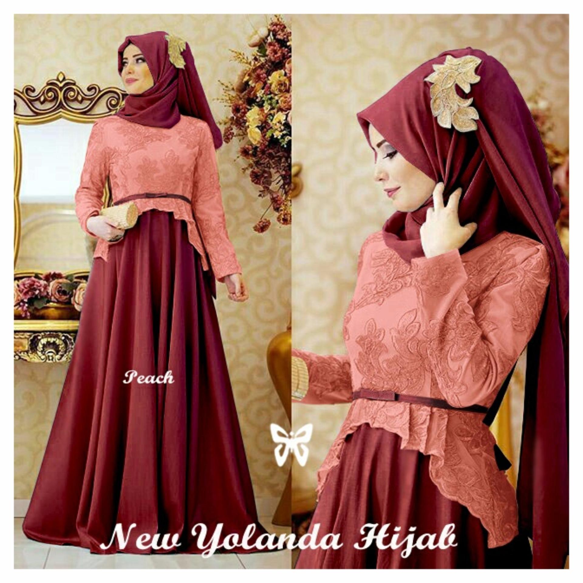 Harga Jual Baju Syari Gamis Pakaian Wanita Busana Muslim Gaun Pesta UC Best Seller Dress Gamis Muslim Amirah Hijab Syari Syar