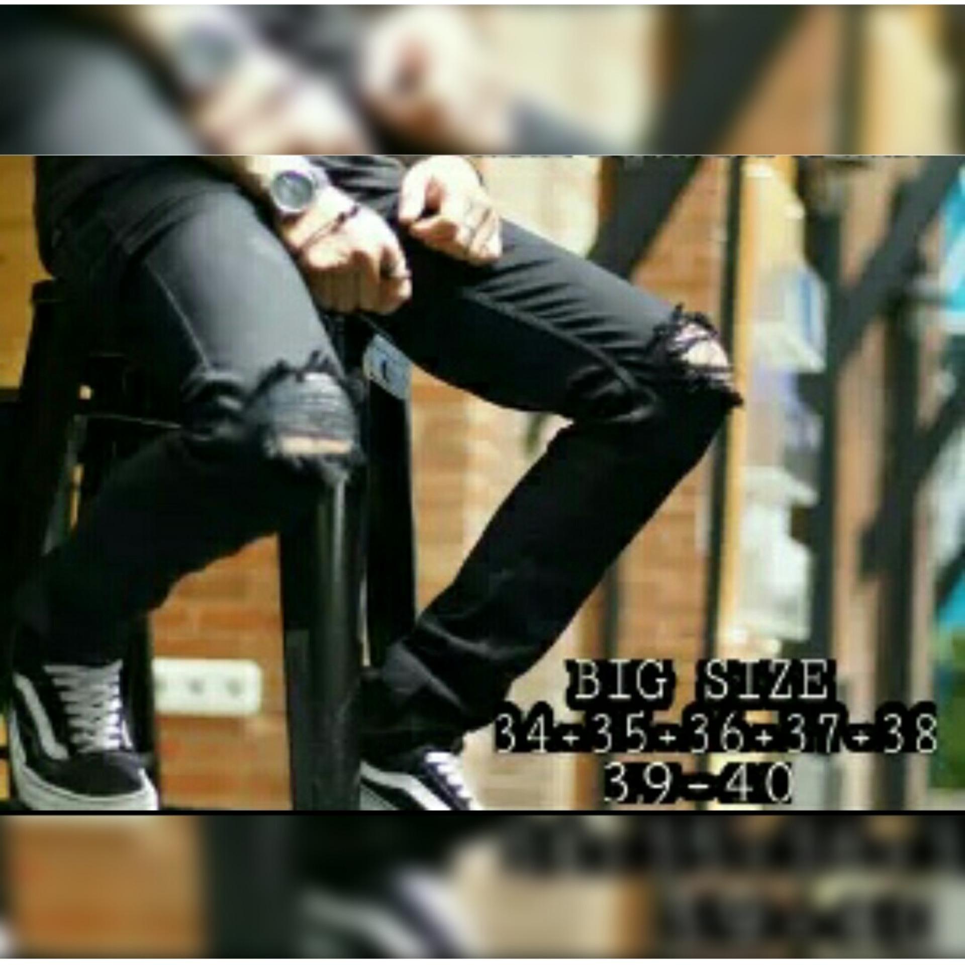 ULTIMOSHION - CELANA JEANS PRIA SOBEK / RIPPED JEANS