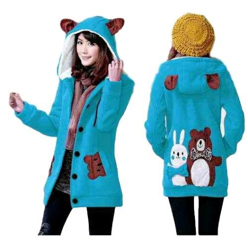 Vrichel Collection Jaket Wanita Bear & Bunny (Abu) Vrichel Collection Jaket Wanita Bear & Bunny (Abu)
