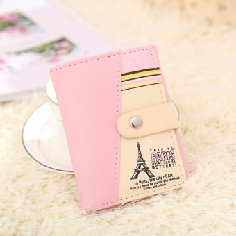 Wanita Menara Eiffel Koin Dompet Pendek Dompet Kartu Pemegang Tas Tangan - Semangka Merah Mei 2018 - 2 Wanita Menara Eiffel koin dompet pendek dompet kartu pemegang Tas Tangan - semangka merah - 2