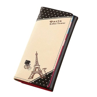 Women Paris Eiffel Tower Hasp Coin Purse Long Wallet Card Holders Handbag - Blue - Intl Mei 2018 - 2 Women Paris Eiffel Tower Hasp Coin Purse Long Wallet Card Holders Handbag - Blue - intl - 2