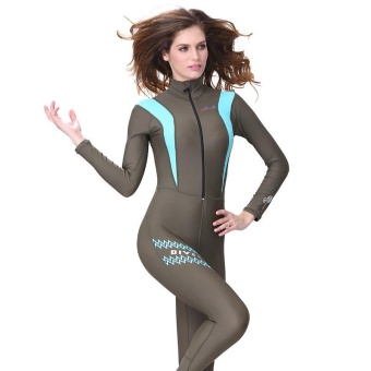 Gambar Women s diving suit jumpsuit diving suit swimsuit water sportssnorkeling suit wetsuits(For Women)   intl