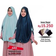 Zannah Hijab Jilbab Bolak Balik Instan 2 in 1 Kerudung Instant Dua Warna Atau Inner Rajut | Hijab Instan Khimar Langsung Pakai Kancing Kanan Kiri Pet Anti Tembem Atasan Fashion Muslim Terbaru Modern Wanita Muslimah Hijab Pengajian Termurah Paling Laris