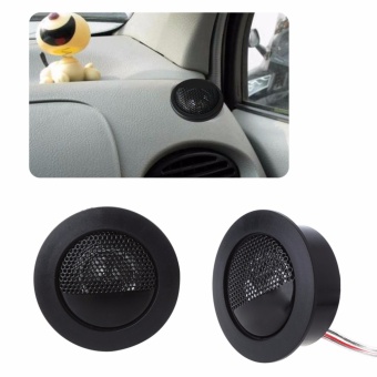 Gambar 1 Pair Car 100W Mini Dome Loudspeaker Speaker Audio Super PowerLoud Tweeter   intl