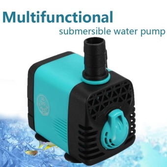 Gambar 110V Submersible Water Pump Aquarium Fish Tank Fountain Hydroponic Multifunction 15W 800L H Blue   intl