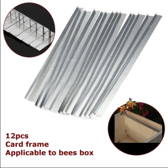 Gambar 12 Stainless Steel Bee Hive Beekeeping Brood Box Card Frame Runners 37cm 15     intl
