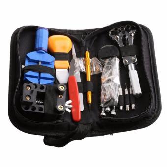 144Pcs Watch Repair Tool Set Kit Adjustable Back Case - intl  