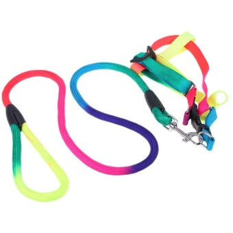 Gambar 1pc Chest Straps Pet Traction Ropes Dogs Collars Lead(Multicolor) S   intl