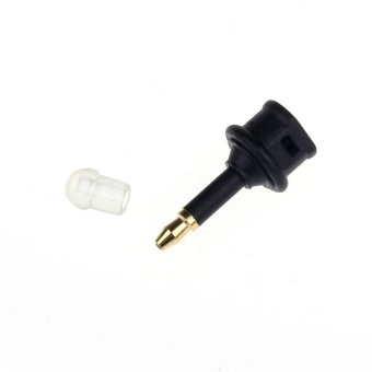 Gambar 1PC TOSLINK TO 3.5mm Mini Optical Jack Plug Audio Fiber OpticAdapter   intl