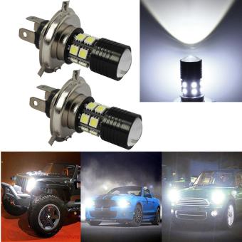 Gambar 2 X H4 SMD CREE LED Fog DRL Driving Car Head Light Lamp Bulbs WhiteSuper Bright   intl