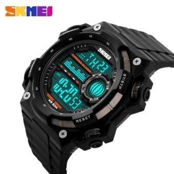 2017 Men Sports Watches Mens Simple Design Digital Watch LEDOutdoor Wristwatches Military Watches relogios masculinos(Not Specified)(OVERSEAS) - intl  