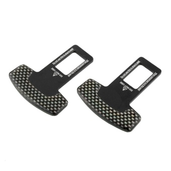 2pcs Truck Atv Carbon Fiber Safty Seat Belt Buckle Stopper Alarm Canceler Black - Intl Pebruari 2019 - 4 2pcs Truck Atv Carbon Fiber Safty Seat Belt Buckle Stopper Alarm Canceler Black - intl - 4
