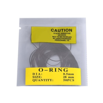 950pcs/set 12mm-30mm Universal Rubber O-Ring Watch Back Cover Seal Gaskets (0.5mm) - intl  
