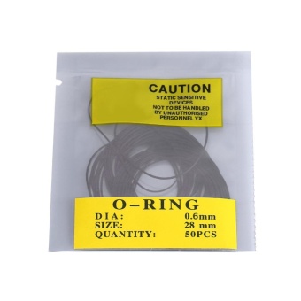 950pcs/set 12mm-30mm Universal Rubber O-Ring Watch Back Cover Seal Gaskets (0.6mm) - intl  