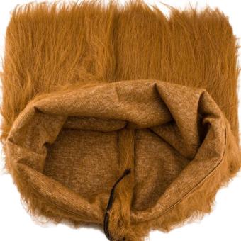 Gambar akerfush Pet Dog Lion Wigs Mane Hair for Fancy Party ChristmasDress Up