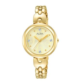 Gambar Alba Jam Tangan Wanita Gold Gold Stainless Steel AH8332X1