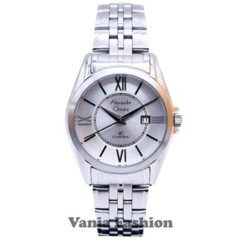 Alexandre Christie AC8427 Jam Tangan Wanita Stainless Steel Silver