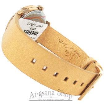 Alexandre Christie AC8485 - Jam Tangan Fashion Elegant Wanita - Fiture Analog Simple - Chrono Detik - Strap Leather (Cream) - 3,5cm - 839.000 April 2019 - 2 Alexandre Christie AC8485 - Jam Tangan Fashion Elegant Wanita - Fiture Analog Simple - Chrono Detik - Strap Leather (Cream) - 3,5cm - 839.000 - 2