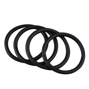 Gambar Allwin 4pcs Bumper Fender Quick Release Fasteners Replacement Rubber Bands O Rings Black